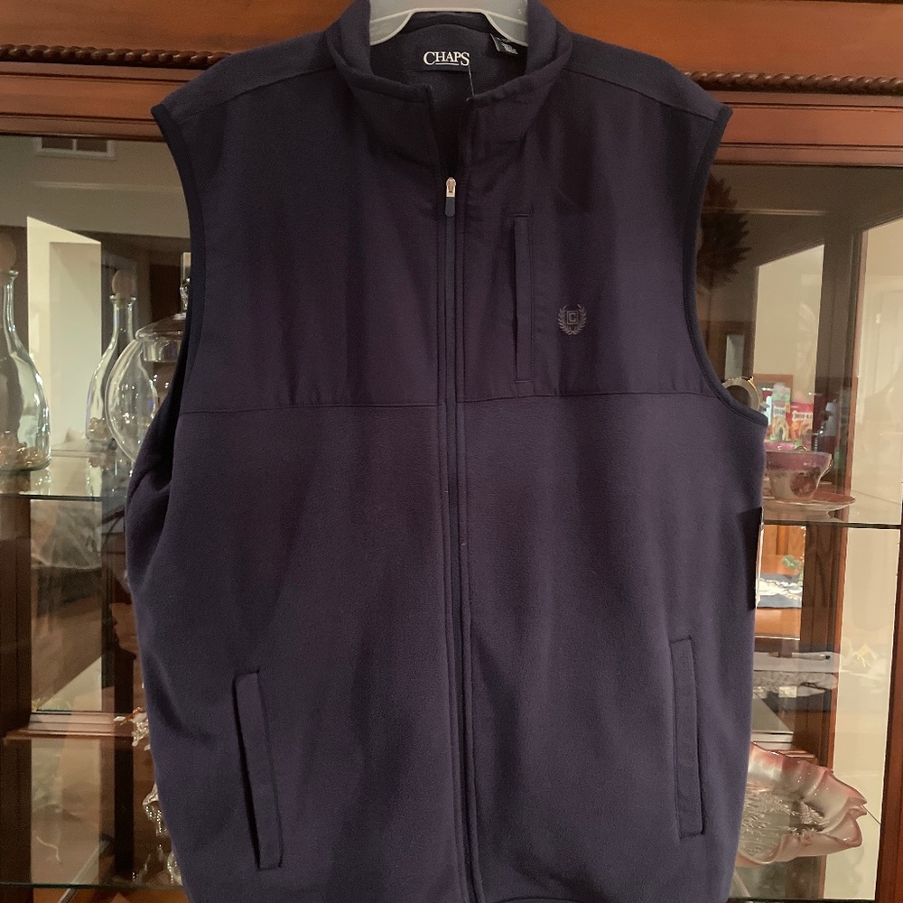Chaps Fleece Vest XL